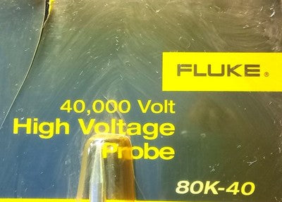 Fluke 80K-40 40,000 V High Voltage Probe