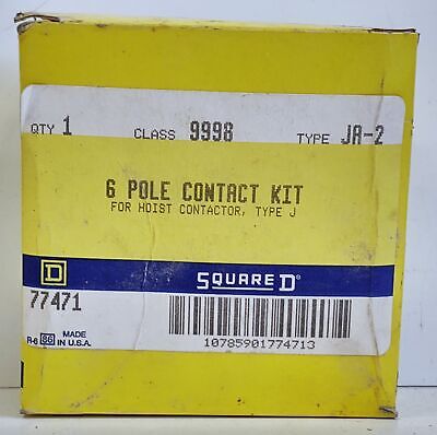 Square D 9998-JA2 6 Pole Type J Contact Kit for Hoist Contactor