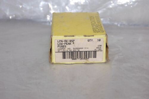 6 Bussmann Fuses LPN-RK-8SP