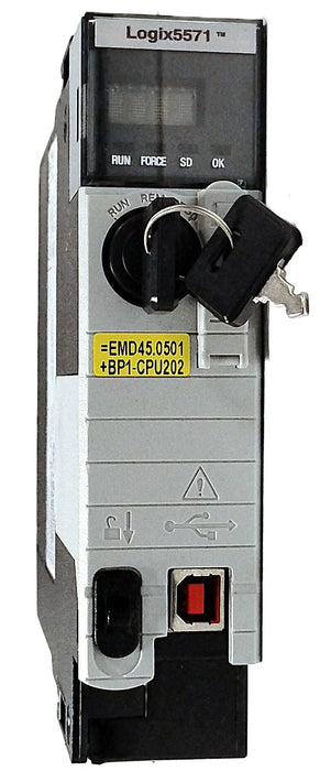 Allen-Bradley 1756-L71 Ser B FW 1.010 1.2-5.1 V DC PLC Controller w/ 2 MB Memory