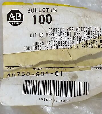Allen-Bradley 40768-801-01 3 Pole Contact Kit