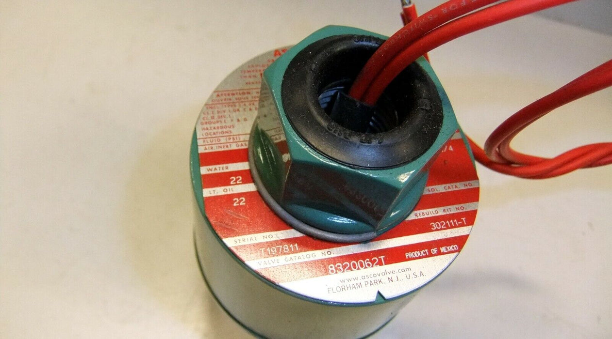 ASCO Valve 8320-062-T-120V