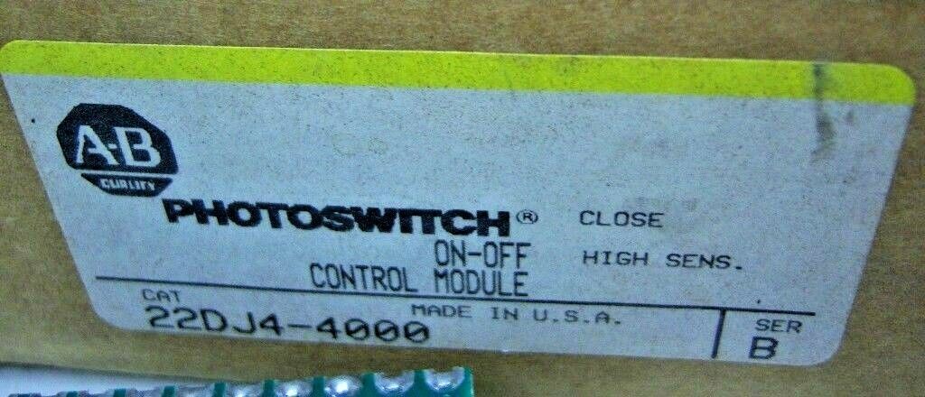 Allen-Bradley Controller Card 22DJ4-4000 On/Off for 4000 Series Sensors