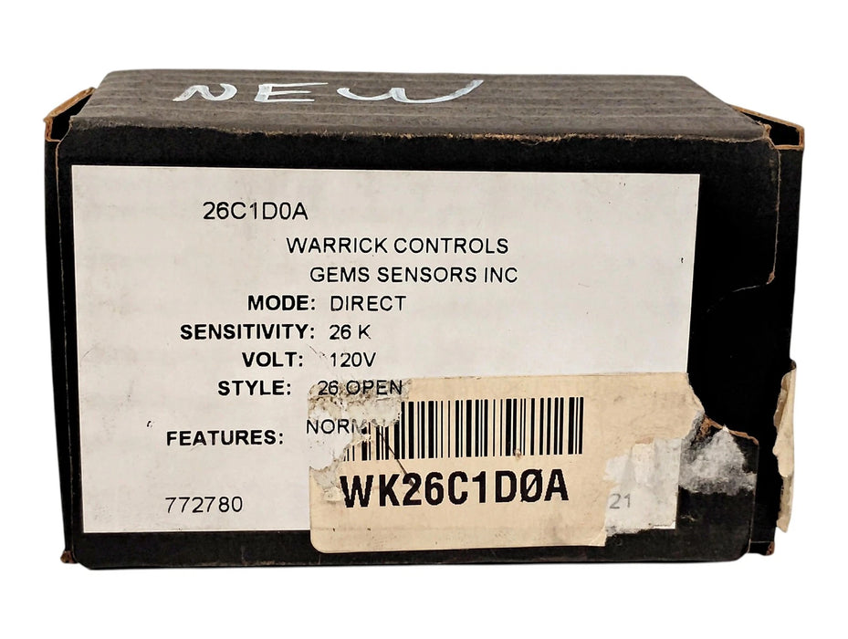 Gem Sensors 26C1D0A 120 VAC 26K Ohm Liquid Level Sensor Control Module