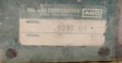 Ingersoll Rand ARO 5030-07 Pneumatic Air Directional Control Valve
