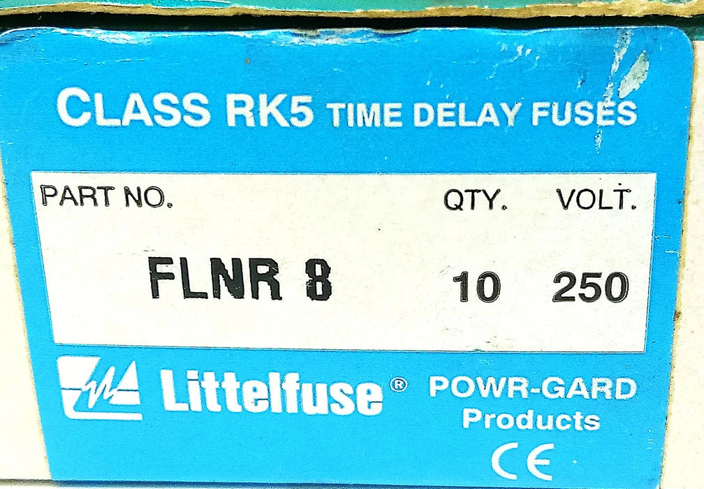 Littelfuse FLNR-8 250 V AC 8 A Class RK5 Current-Limiting Time-Delay Fuses