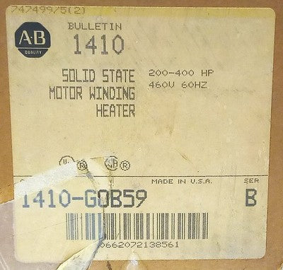 Allen-Bradley 1410-GOB59 Solid State Motor Winding Heater