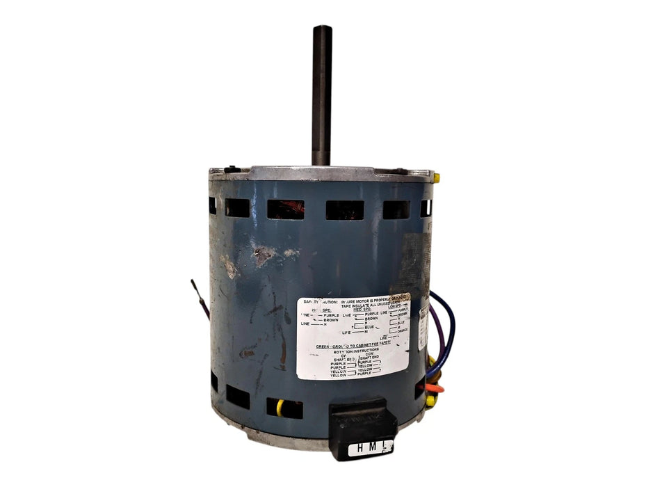 Fasco D2871 460 V 1 HP 1100 RPM 1 PH OAO 3 Speed OEM Replacement Motor