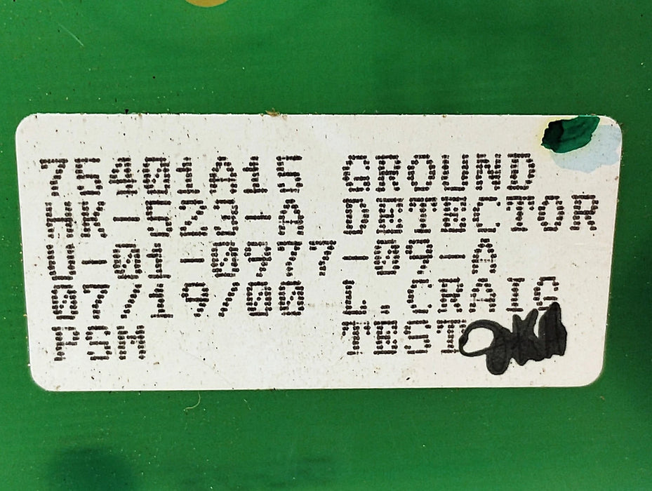 AJAX MAGNETHERMIC 75401A15 U-02-0594-6 U-01-0976 Ground Detector