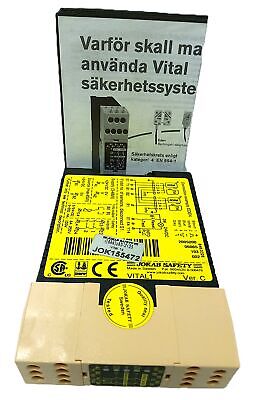 JOKAB SAFETY JOK155472 VITAL1 24 V DC Safety Relay