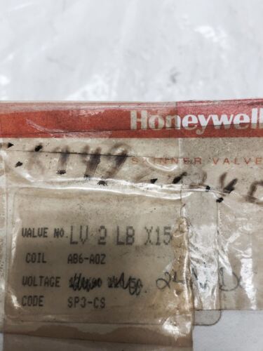 Honeywell Lv2Lbx15 Solenoid Valve