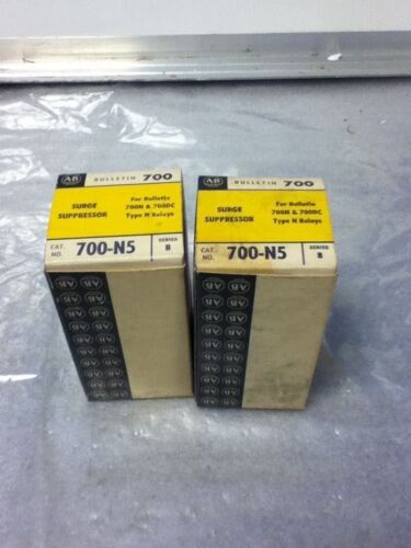LOT OF 2 Allen-Bradley 700-N5 SERIES B SURGE SUPPRESSOR
