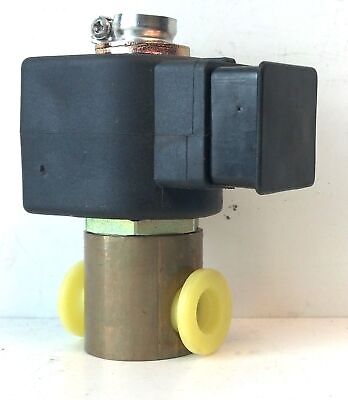 Parker 04F20O1208ACF 1/4" 2-Way Solenoid Valve w/ BB06-052-C05H 110/120 VAC Coil