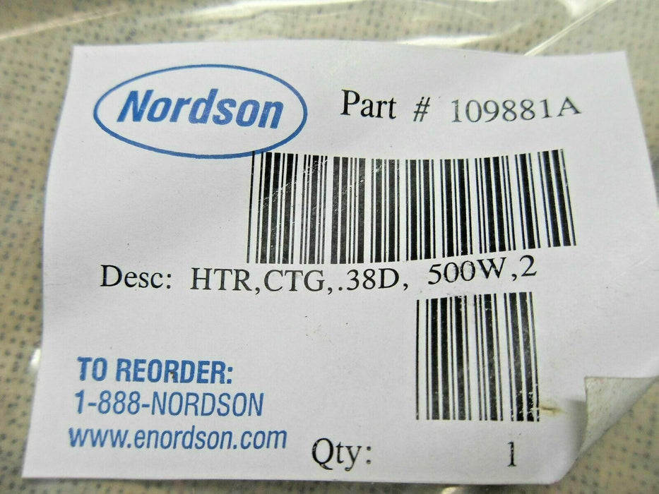 Nordson 109881A 240V 500W Cartridge Heater