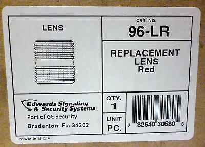 Edwards Signaling 96-LR Red Replacement Lens For Beacon Lights