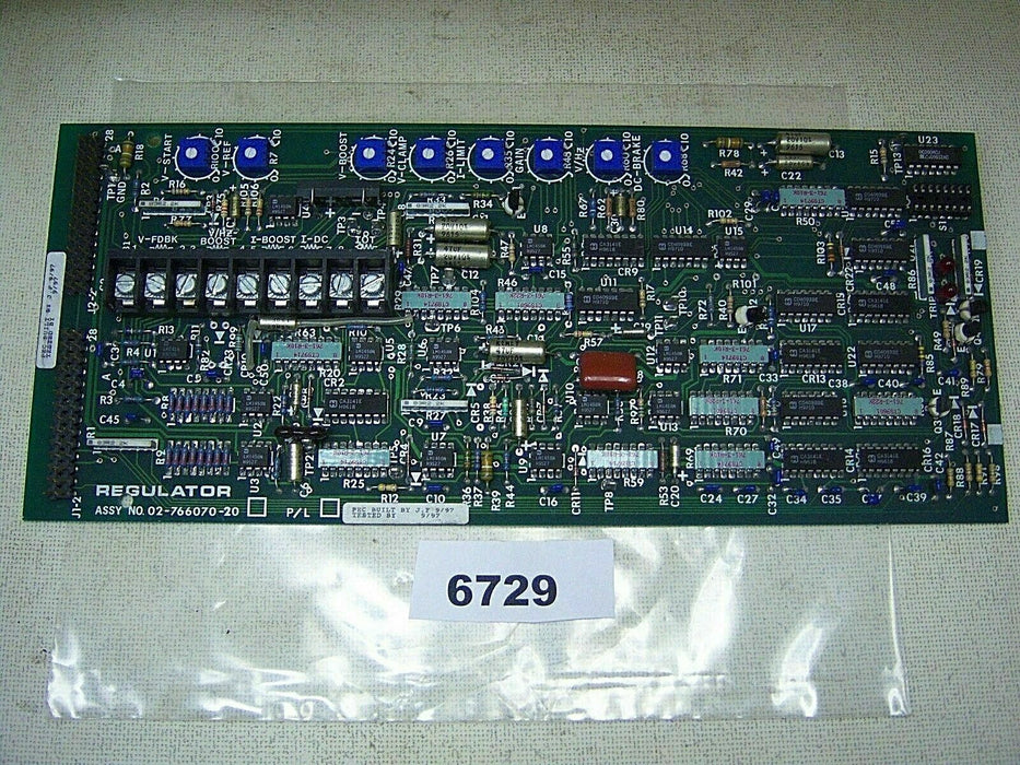 Emerson Regulator Card PC Board 02-766070-20