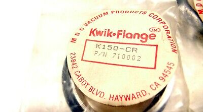 3 MDC Vacuum Kwik-Flange Centering Rings K150-CR