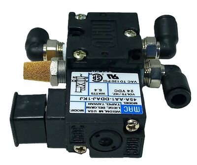 MAC Valves 45A-AA1-DDAJ-1KJ 24 V DC 5.4 W Vac-120 psi Solenoid Valve