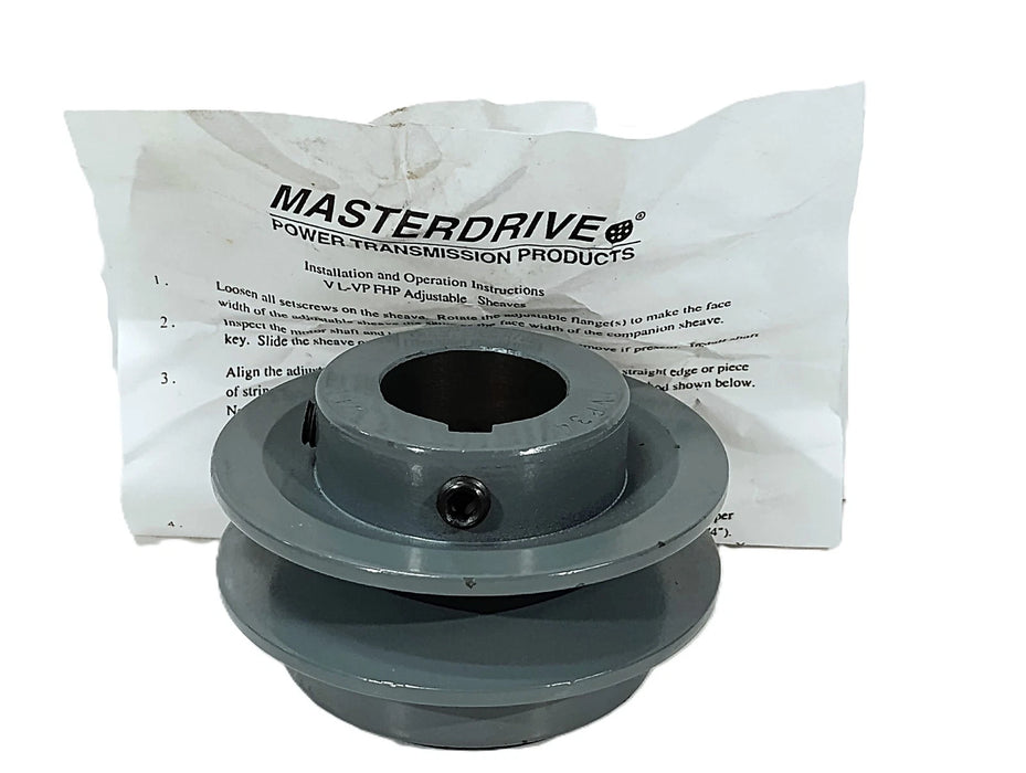 MASTERDRIVE 1VP34-1-1/8 Single Groove Variable Speed Pulley w/ 1-1/8 in Bore