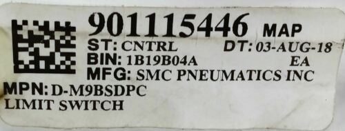 SMC D-M9BSDPC Inline Solid 2 Wire