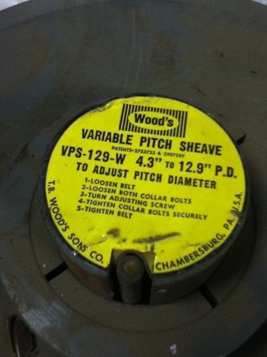 Woods VPS-129-W Adjustable Sheave