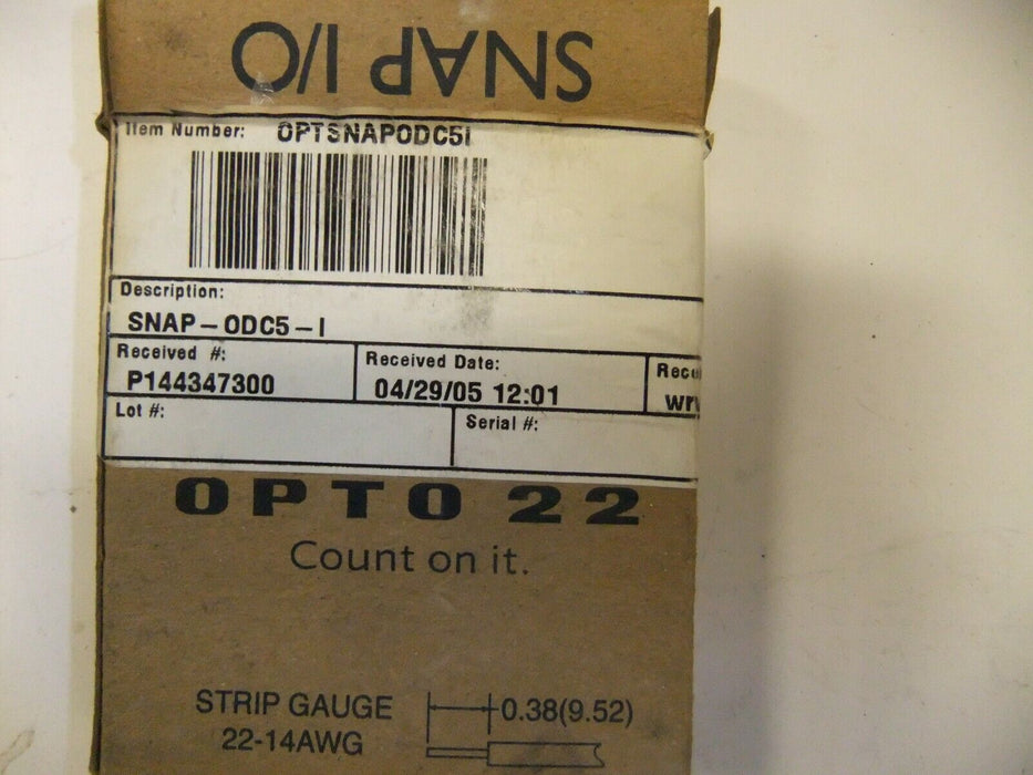 Opto 22 I/O Module SNAP-ODC5-1