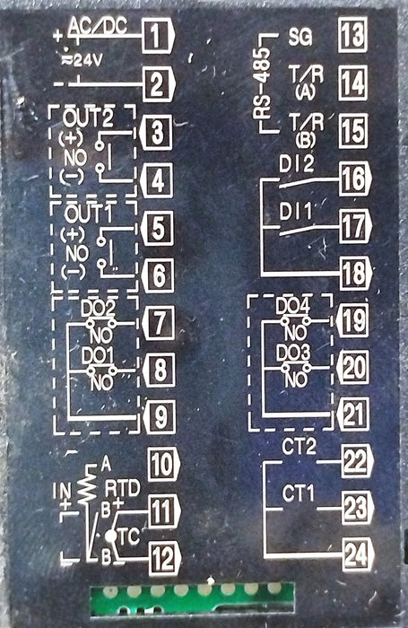 RKC Instruments RB400 FJA1-VN-3*4N-B1/AN/Y/N/Y 24 V AC/DC Temperature Controller