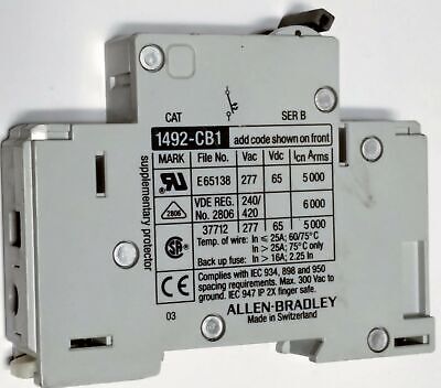 Allen-Bradley 1492-CB-1-H020 Circuit Breaker