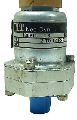 ITT 130P11C3 125/250 V AC 5 A 2-12 psi Adjustable Pressure Switch
