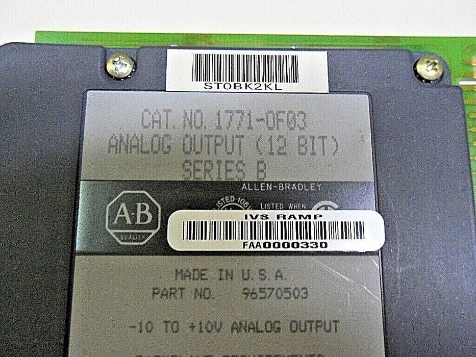 Allen-Bradley 1771-OF03 Output Module