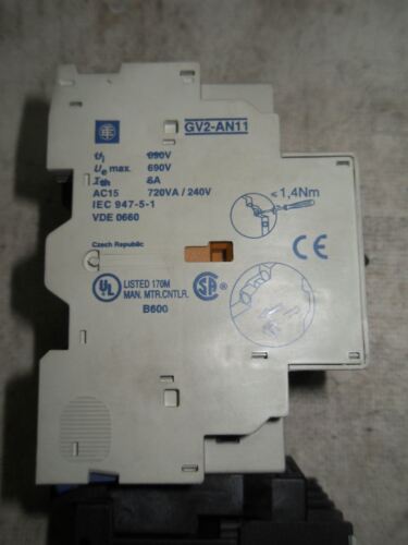 1 TELEMECANIQUE GV2-M06 STARTER PROTECTOR & CONTACTOR LP1-K0610-BD