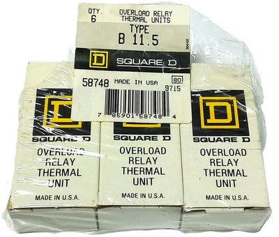 Square D 8536-SBG2V06 480/440 V AC NEMA Size 0 Magnetic Starter w/ B11.5 Heaters