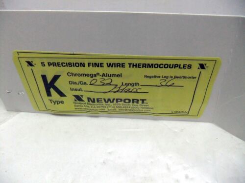 Lot of 2 Newport Thermocouples 0.32 DIA 36 Length
