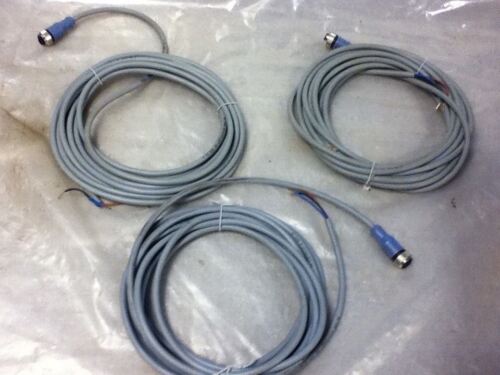 LOT OF 3 Turck LIFYY11Y-0 CABLES
