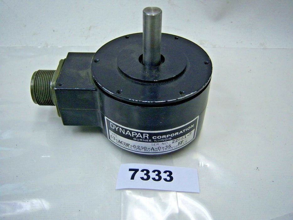 Dynapar Rotopulser / Encoder 63-ACDF-0250-A-O-36