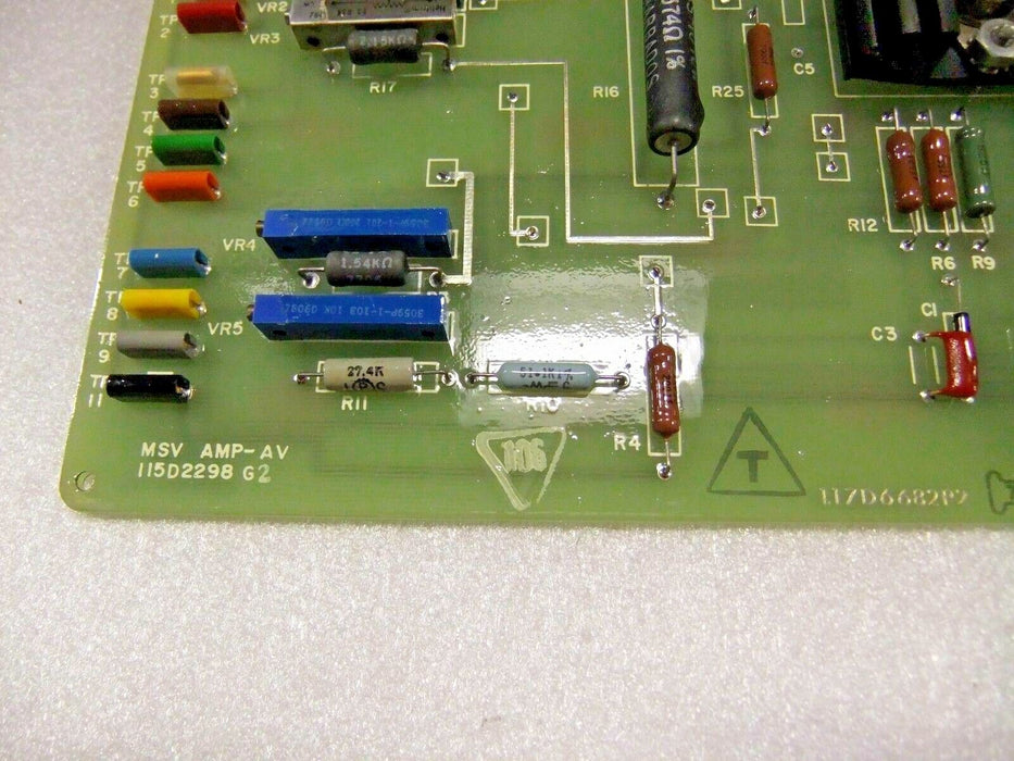 GE 115D2298G2 MSV AMP-AV Printed Circuit board