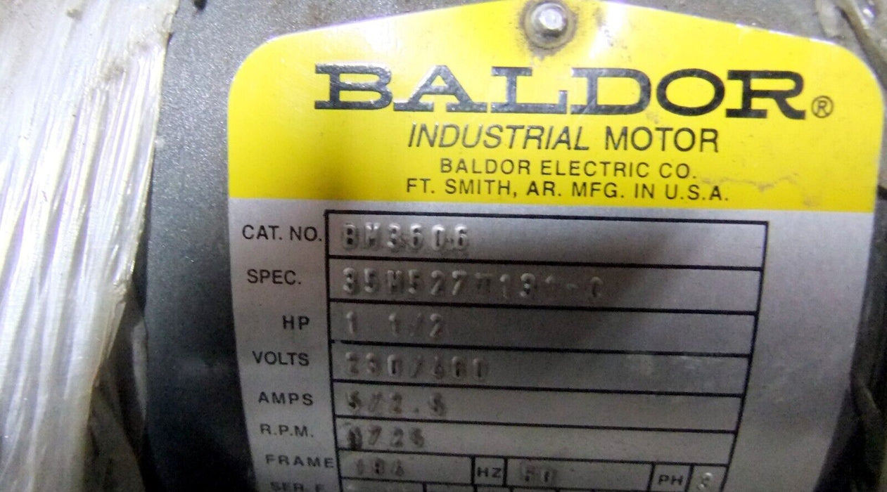 Baldor BM3606 Brake Motor