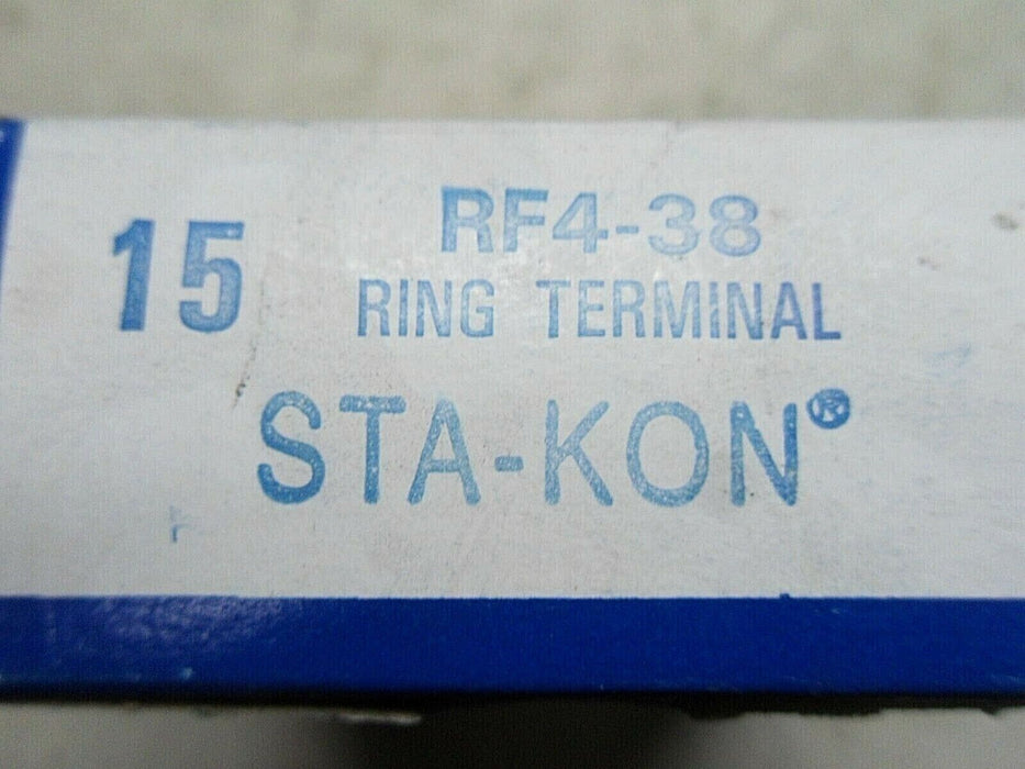Thomas & Betts RF4-38 STA-KON Ring Terminals Box of 15