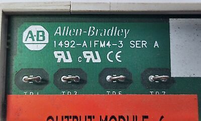 Allen-Bradley 1492-AIFM4-3 Series A PLC Input/Output Module