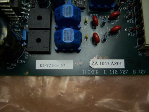 Tucker Servo Control Board E110707 B