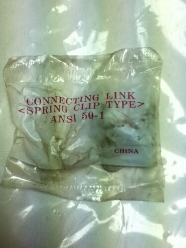 LOT OF 16 ANSI 50-1 CONNECTING LINK CLIPS