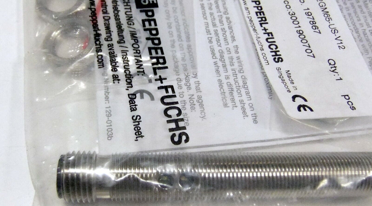 Pepperl Proximity Sensor NBB4-12GM65-US-V12