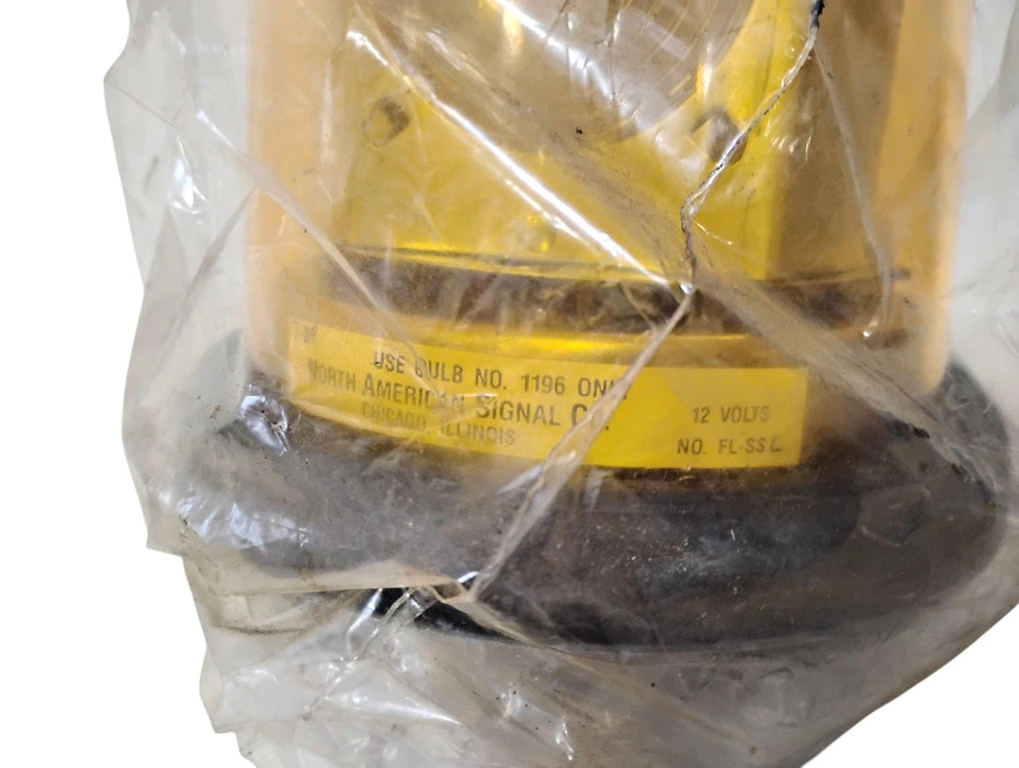 North American Signal FL-SS FL-SS-L 12 V Amber Solid State Flashing Light