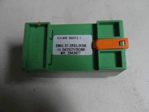 1 PHOENIX CONTACT 2943877 MODULE EMG 37-2REL/KSR