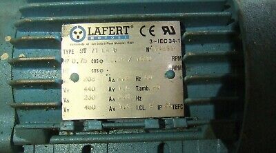 Lafert 3/4 HP Servo Motor ST71L4U