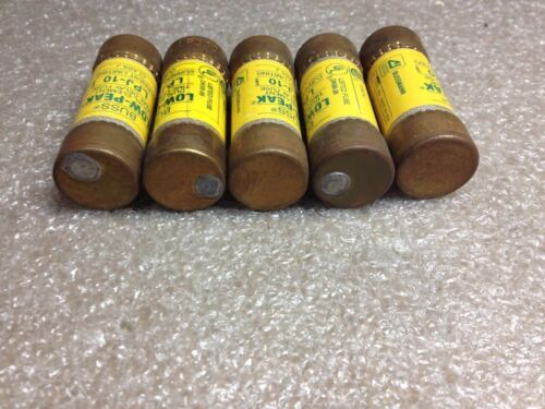 5 Bussmann Buss LPJ-10 Fuses
