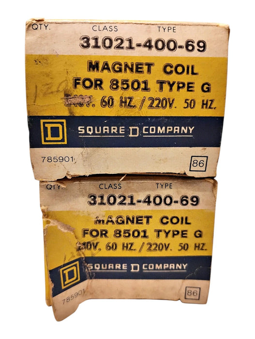 Square D 31021-400-69 220/240 V AC Magnetic Coil for 8501 Type G Relays