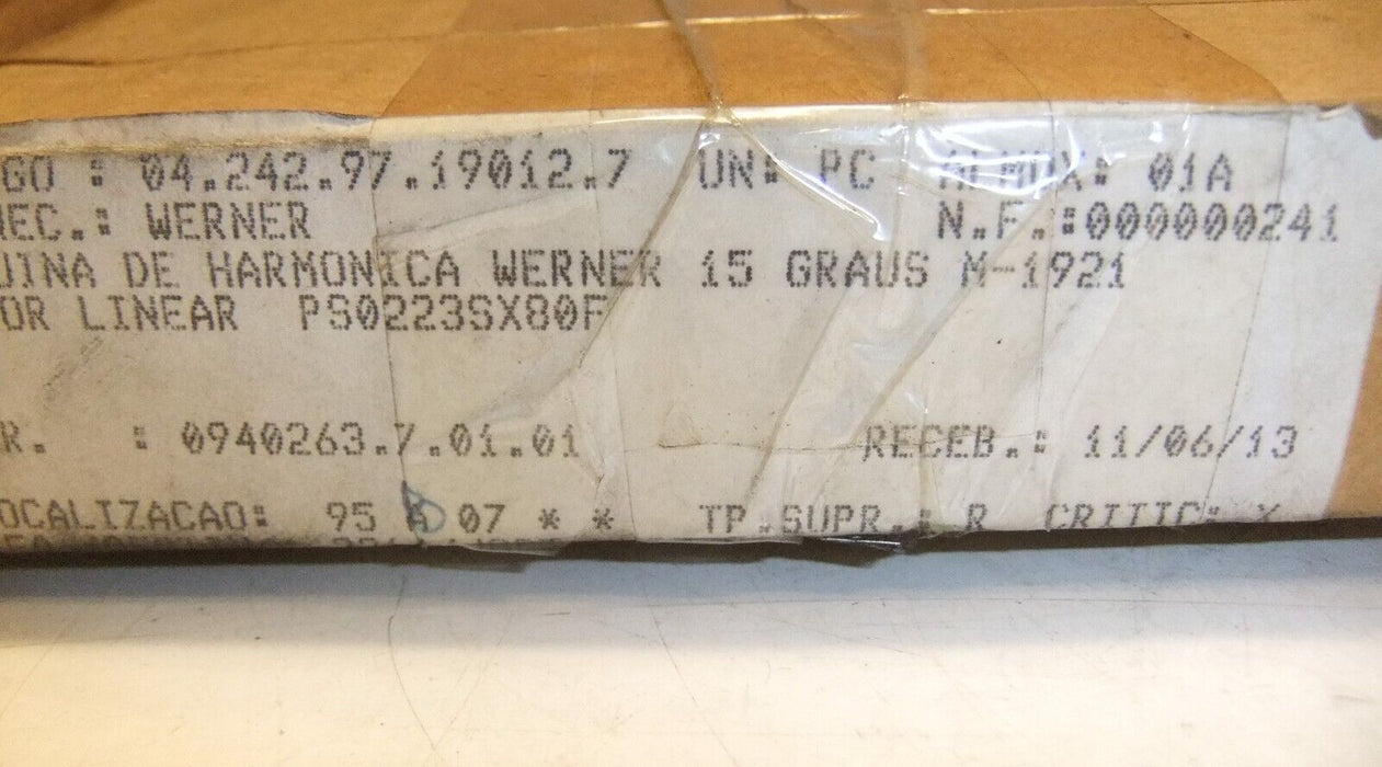 Werner Linmot 0150-1272 Magspring Slider for Linear Motor