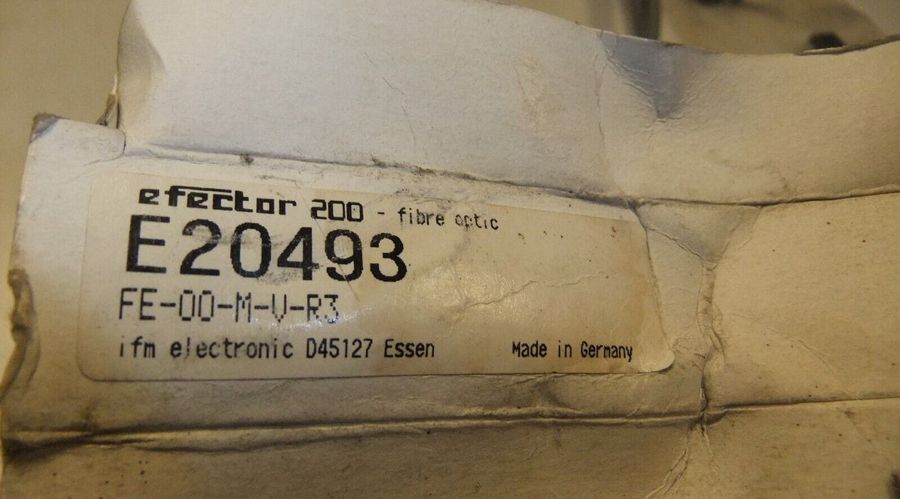 Efector FE-00-M-V-R3 E20493 Through-Beam Dual Fiber Optic Cable Assembly