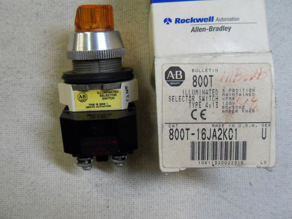 1 Allen-Bradley 800T-16JA2KC1 SWITCH